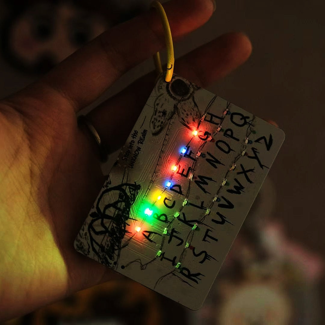 Upside Realm LED Message Board | Handmade Stranger-Inspired Light Art