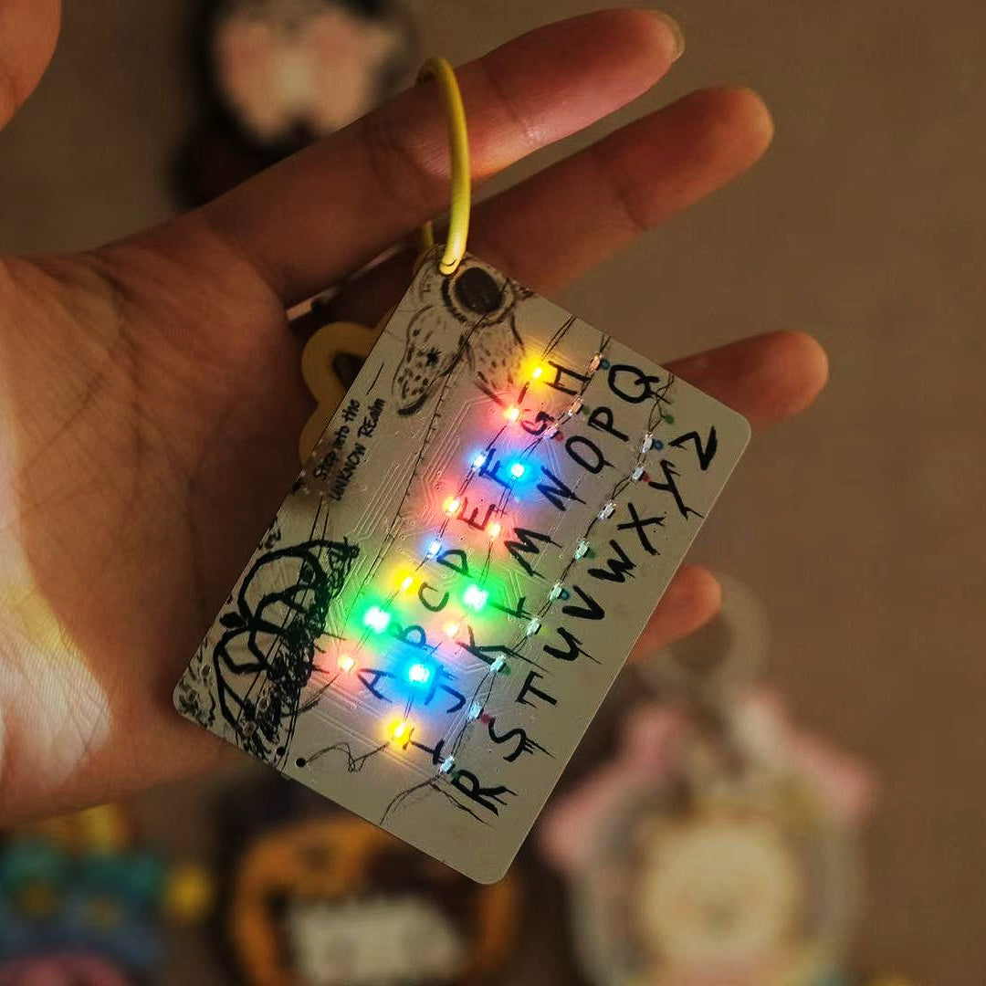 Upside Realm LED Message Board | Handmade Stranger-Inspired Light Art